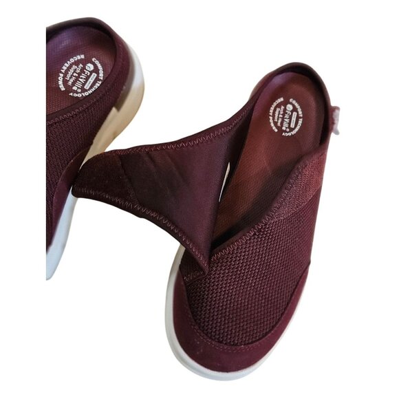 Fitville Womens Extra Wide Adjustable Slip-On Mules With Mesh For Swollen Feet & - Picture 7 of 11